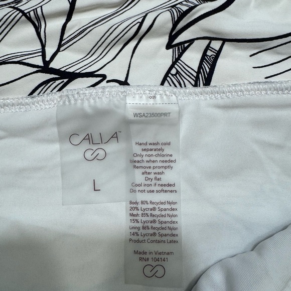 CALIA Women's Wide Banded High Rise Swim Bottoms - Picture 4 of 6